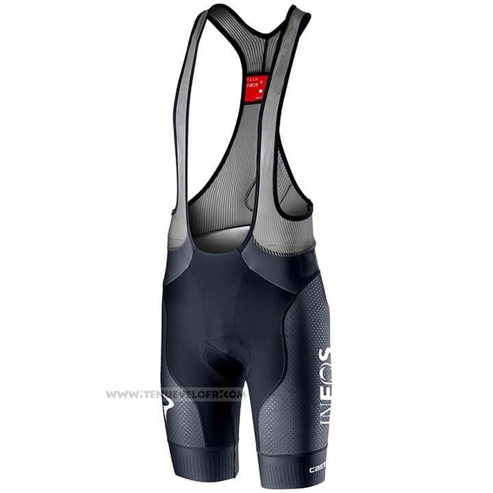 2021 Maillot Cyclisme Ineos Grenadiers Fonce Bleu Manches Courtes et Cuissard
